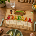 Easier Mealtimes: Kai's Hunger and Fullness Placemats (A3) - Home Use