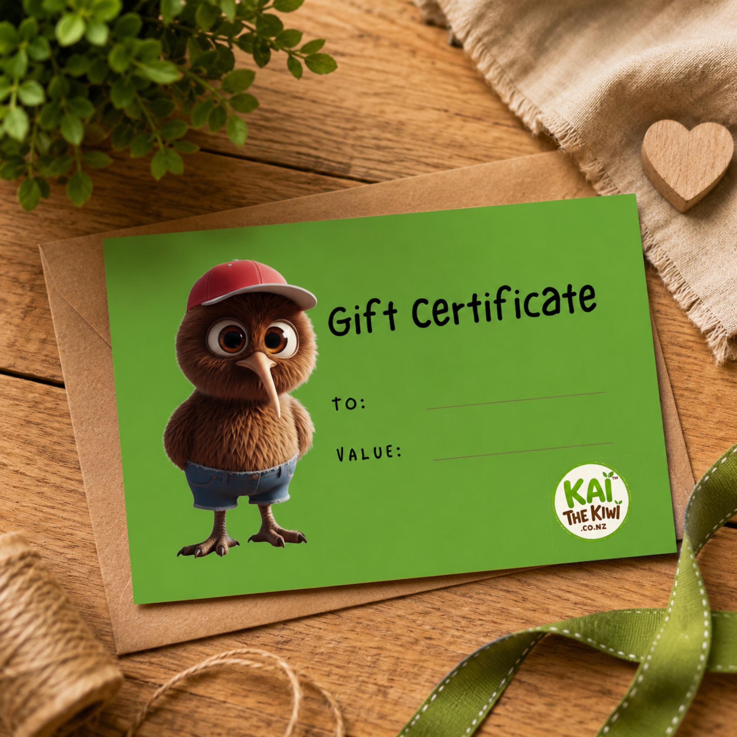 Kai the Kiwi GIFT CARD