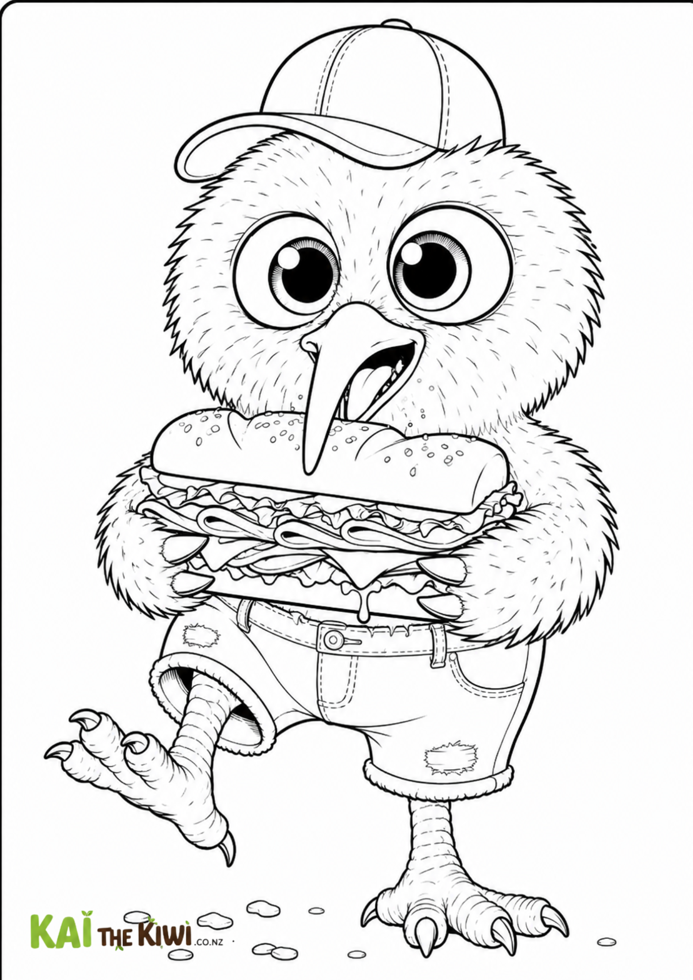 Kai & Friends Ultimate Digital Coloring Book (73 Pages)